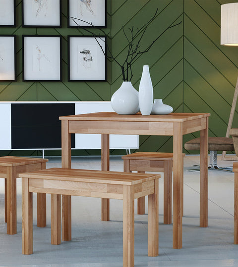 Esstische aus Massivholz, kostenlos Lieferung