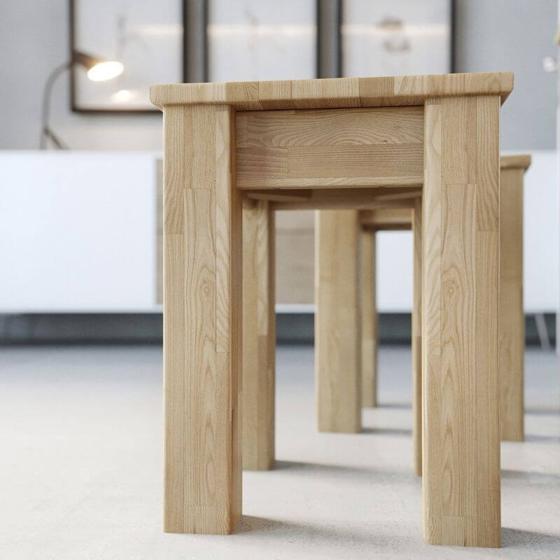 Hocker Buche, Eiche Krokwood