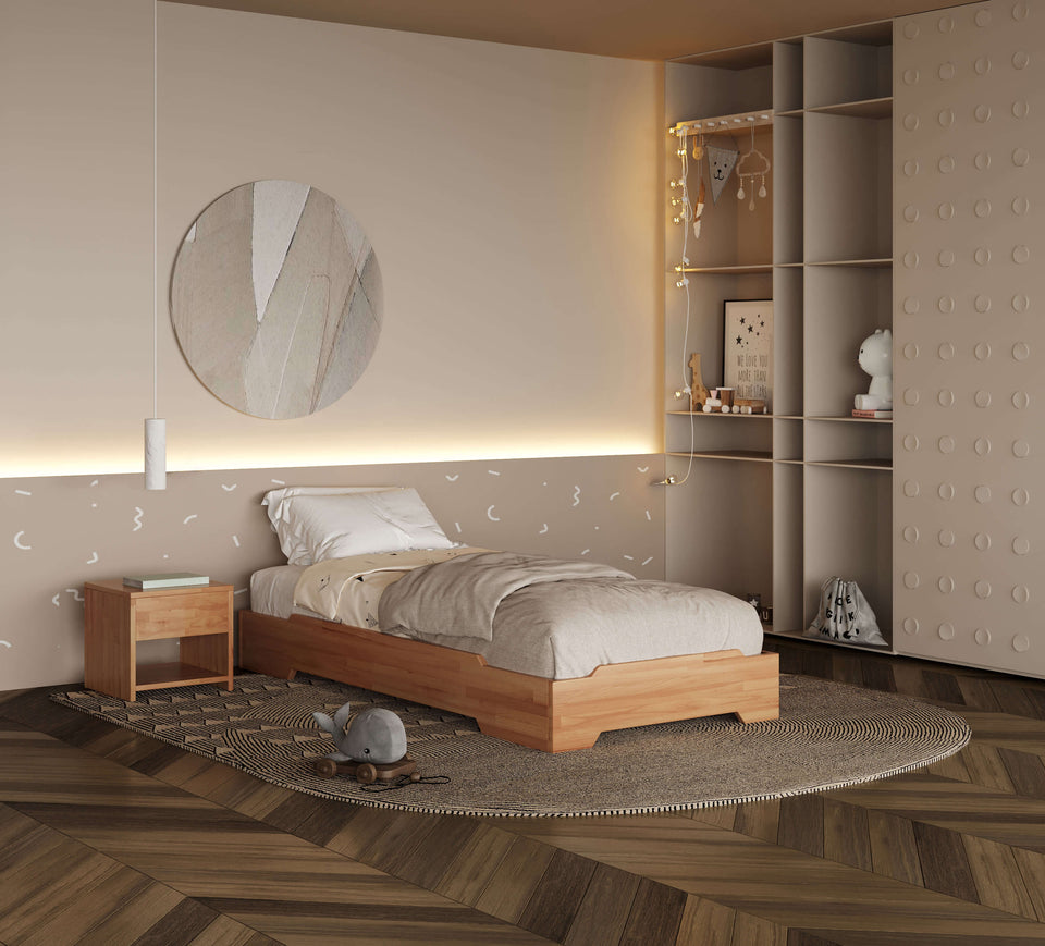 Einzelbett Emily im minimalistischen Design