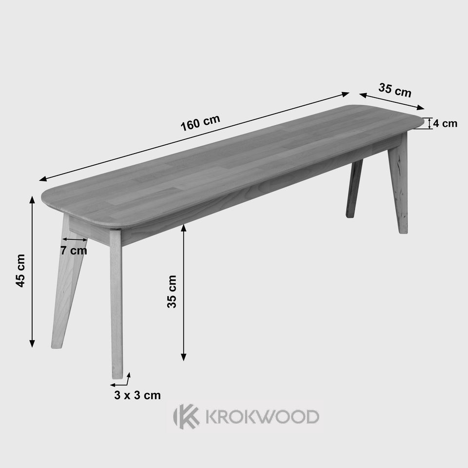 Sitzbank Paris Buche