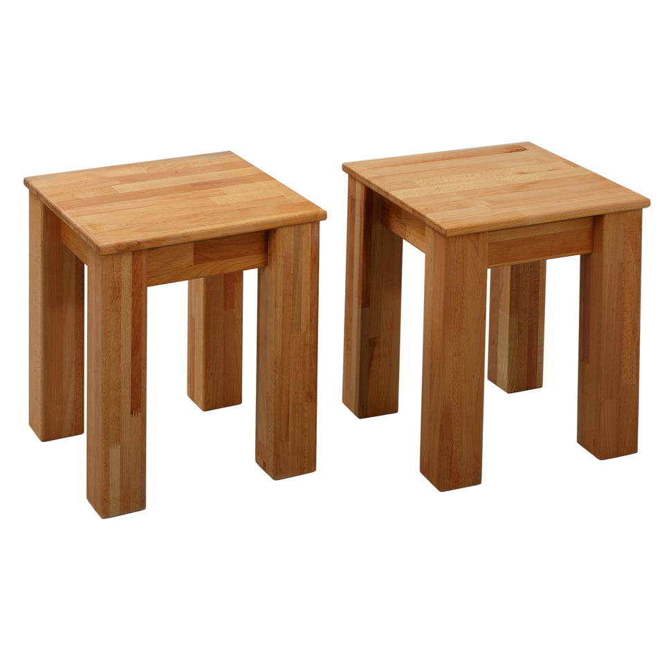 2x Hocker Bonn Buchenholz