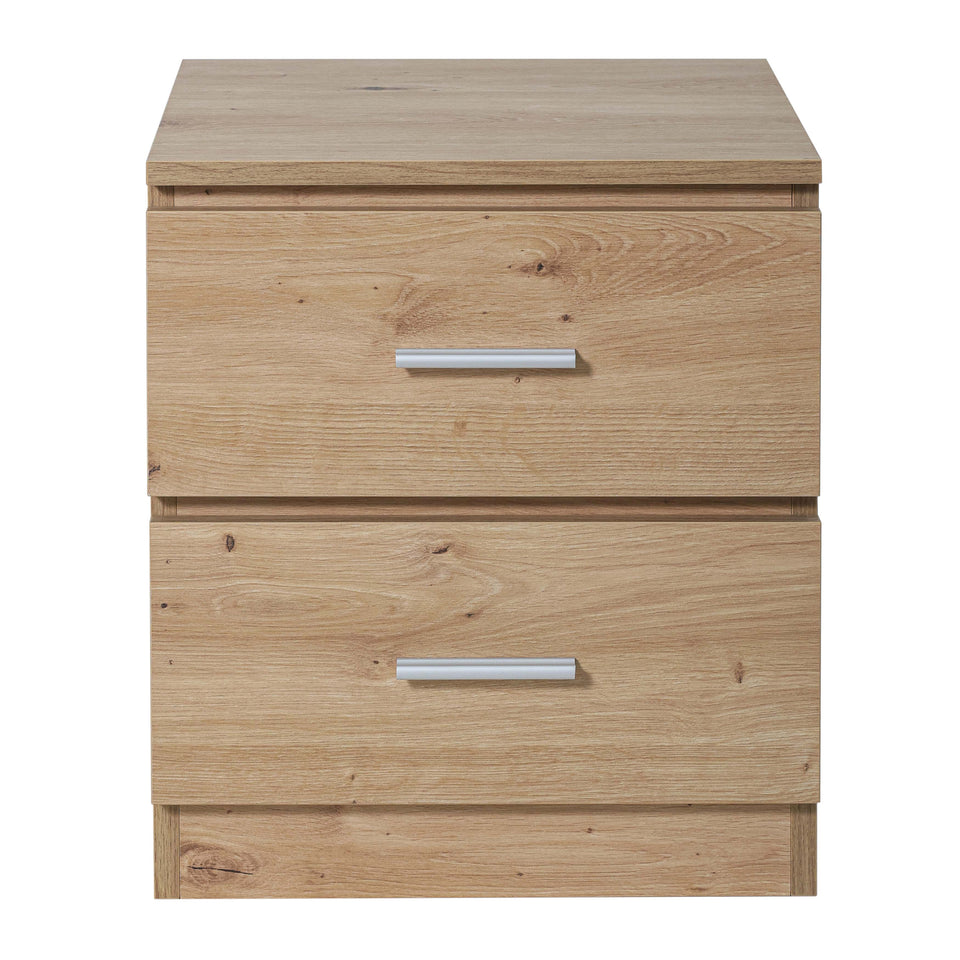 Frontansicht der LORA Schubladenkommode in Artisan-Eiche